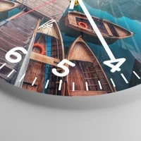 Clock face with numbers