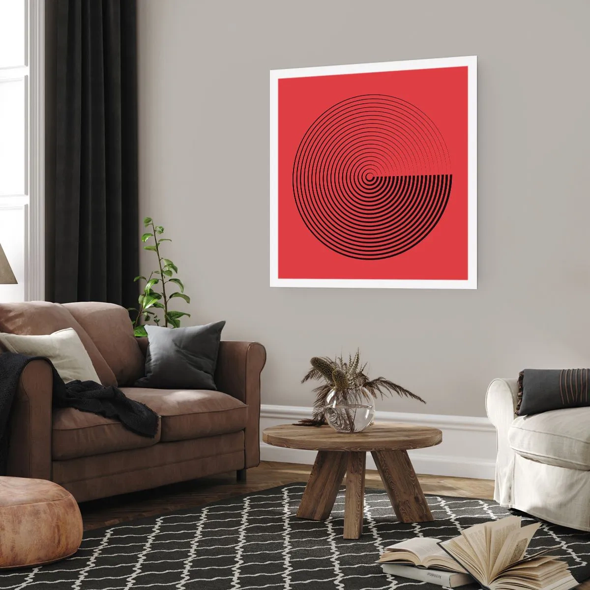 Poster - Circular Movement - 30x30 cm