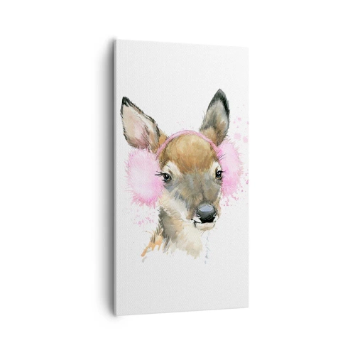 Canvas picture - Cold Doesn't Scare Us - 55x100 cm