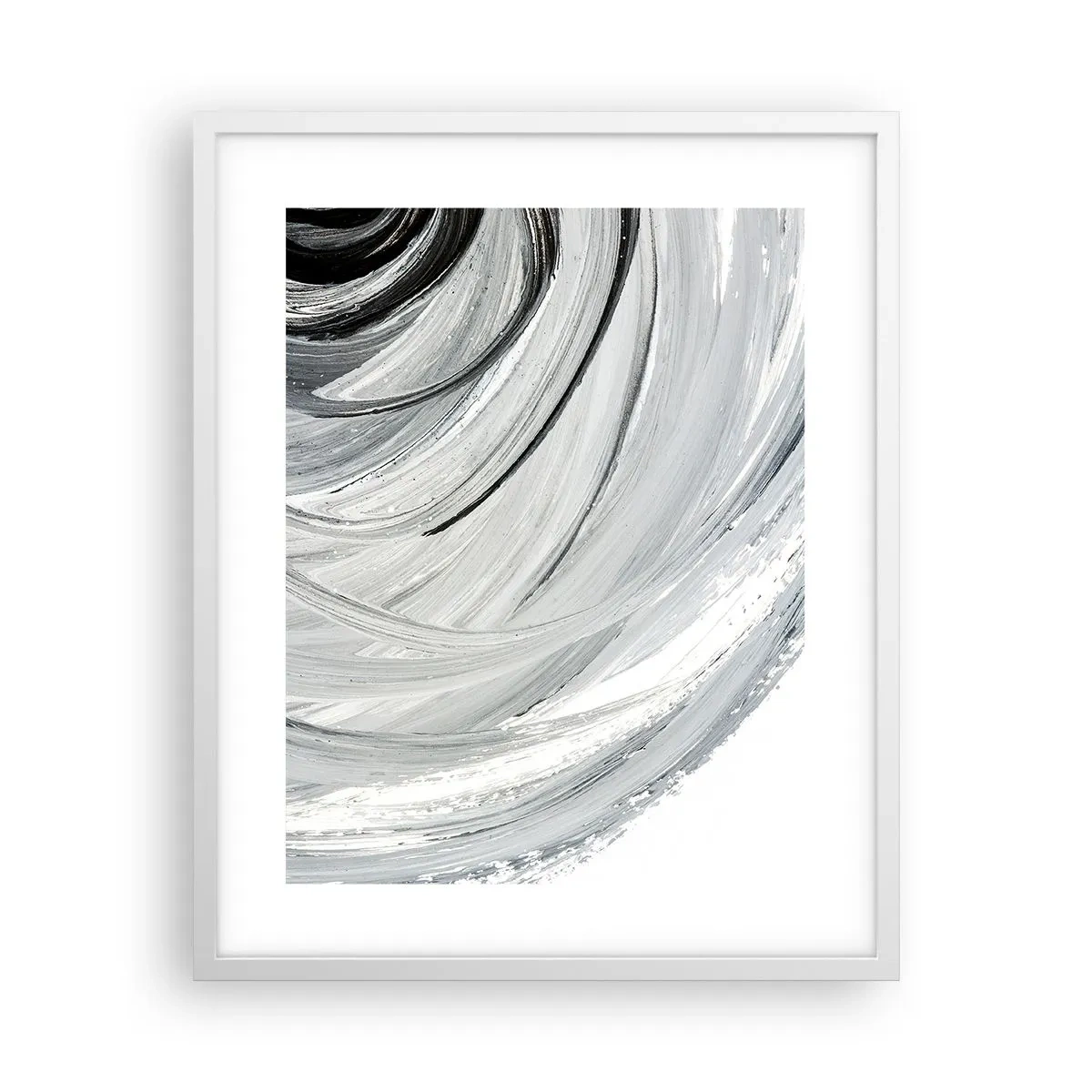 Poster in white frmae - Orbital Composition - 40x50 cm