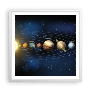 Poster in white frmae - One in Ten - 60x60 cm