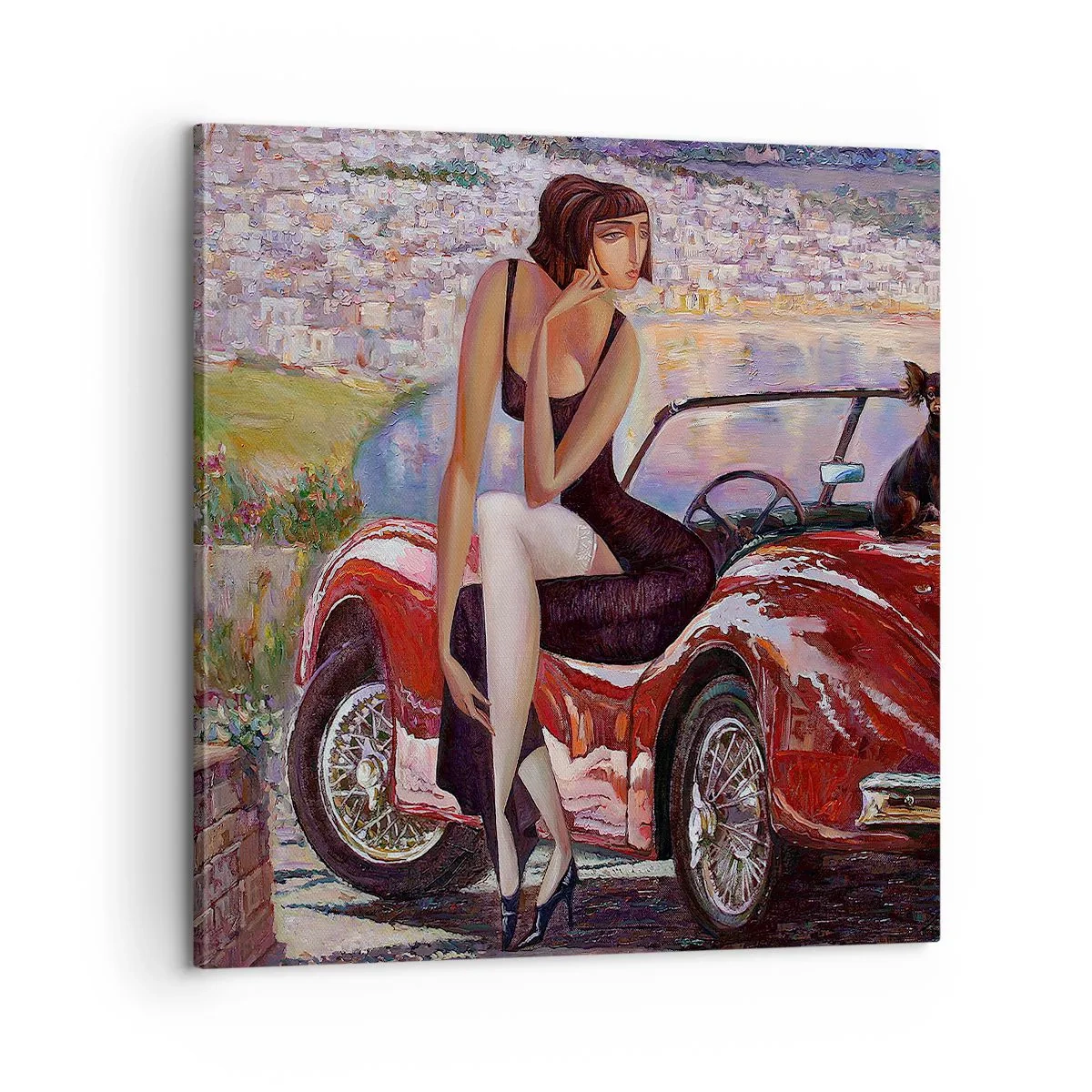 Canvas picture - Summer? Only in Riviera - 60x60 cm