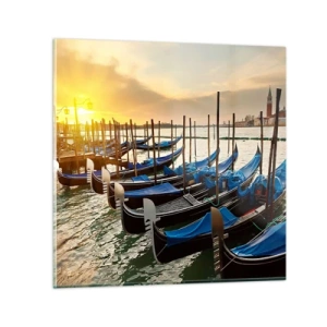 Glass picture - Before Hustle and Bustle - 60x60 cm