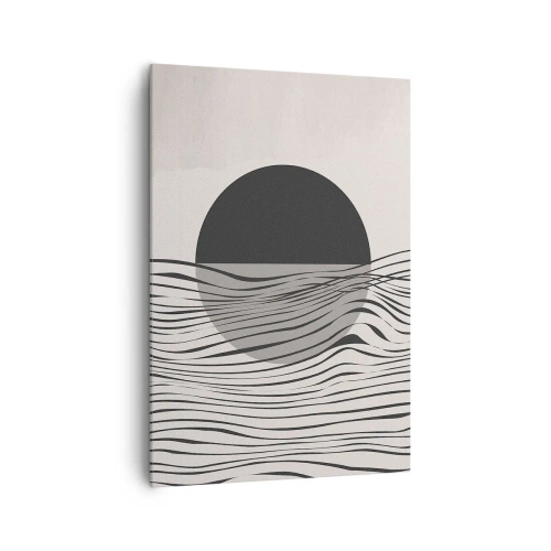 Canvas picture - Half Composition - 70x100 cm