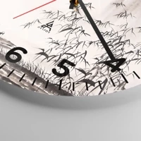 Clock face with numbers