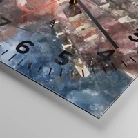 Clock face with numbers