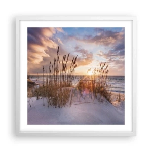 Poster in white frmae - Farewell to the Sun and Wind - 50x50 cm