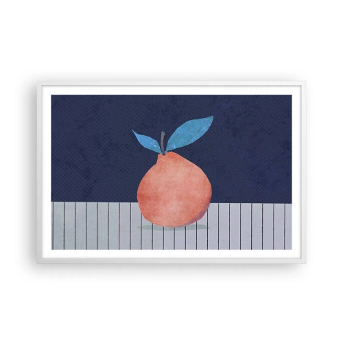 Poster in white frmae - Convexity and Plane - 91x61 cm