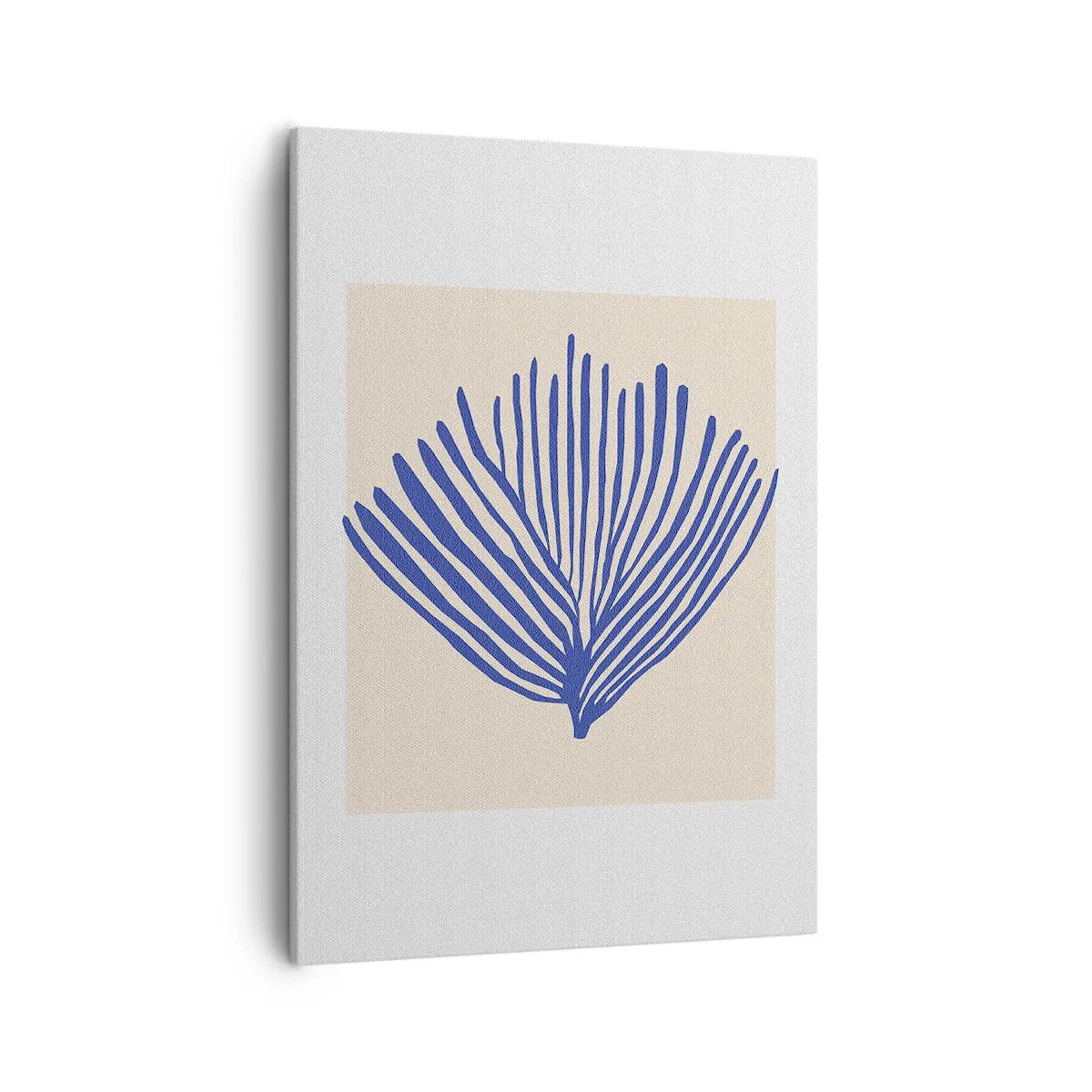 Canvas picture - Blue Fan - 50x70 cm