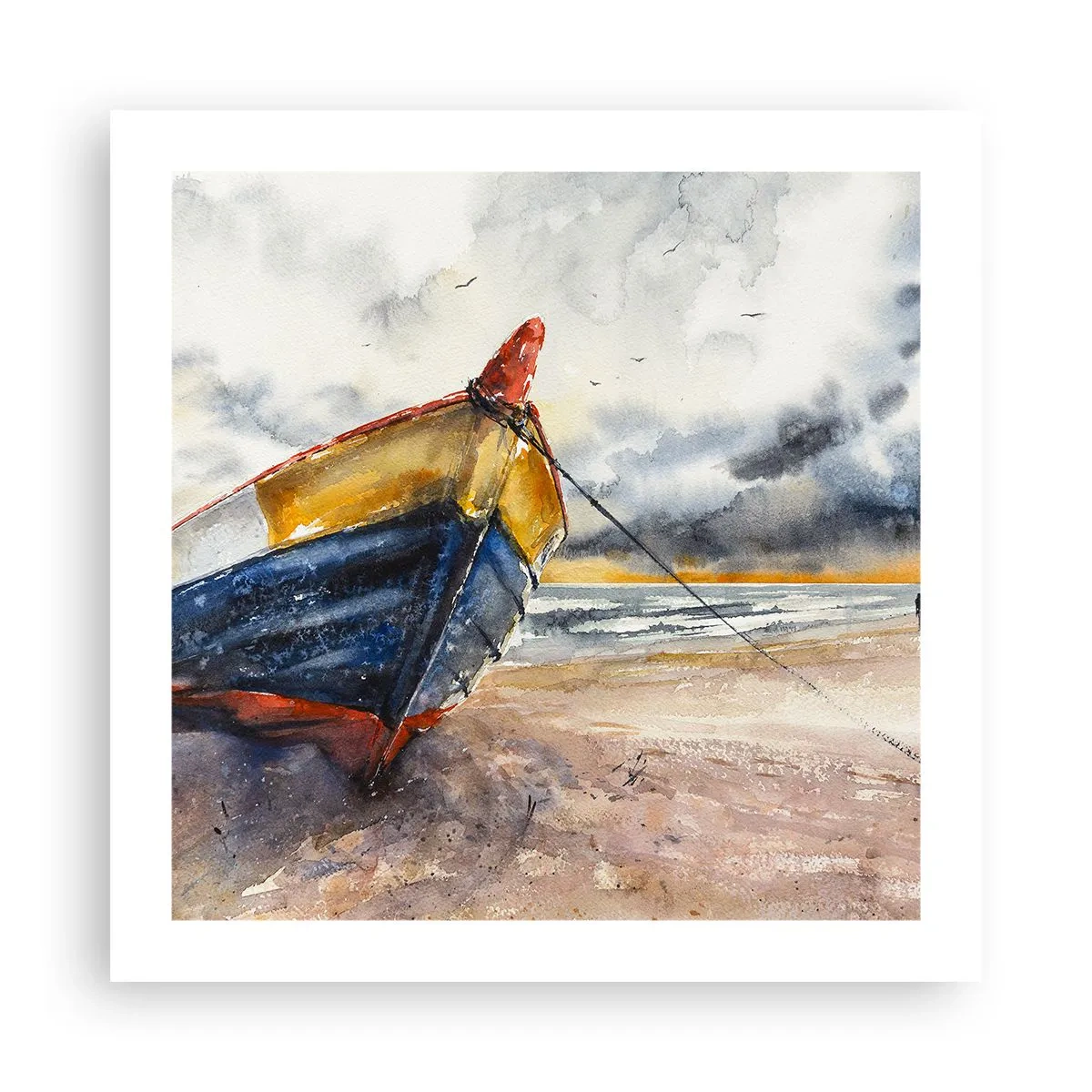 Poster - Rest On the Shore - 50x50 cm
