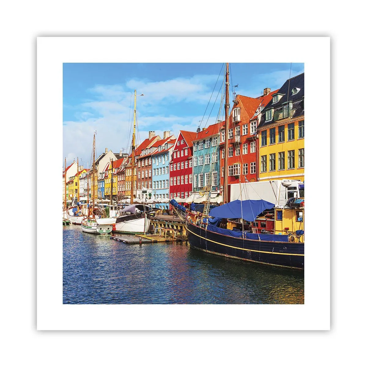 Poster - Joyful Coast - 40x40 cm
