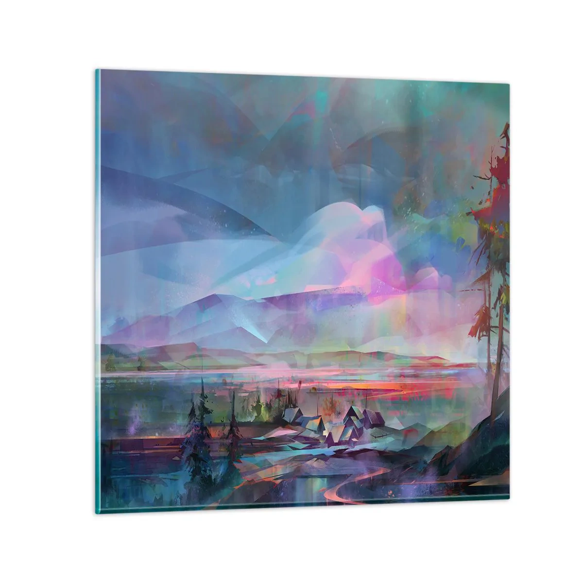 Glass picture - Under Gentle Sky - 70x70 cm