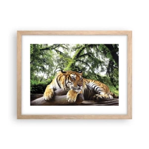 Poster in light oak frame - Best Regards - 40x30 cm