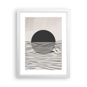 Poster in white frmae - Half Composition - 30x40 cm