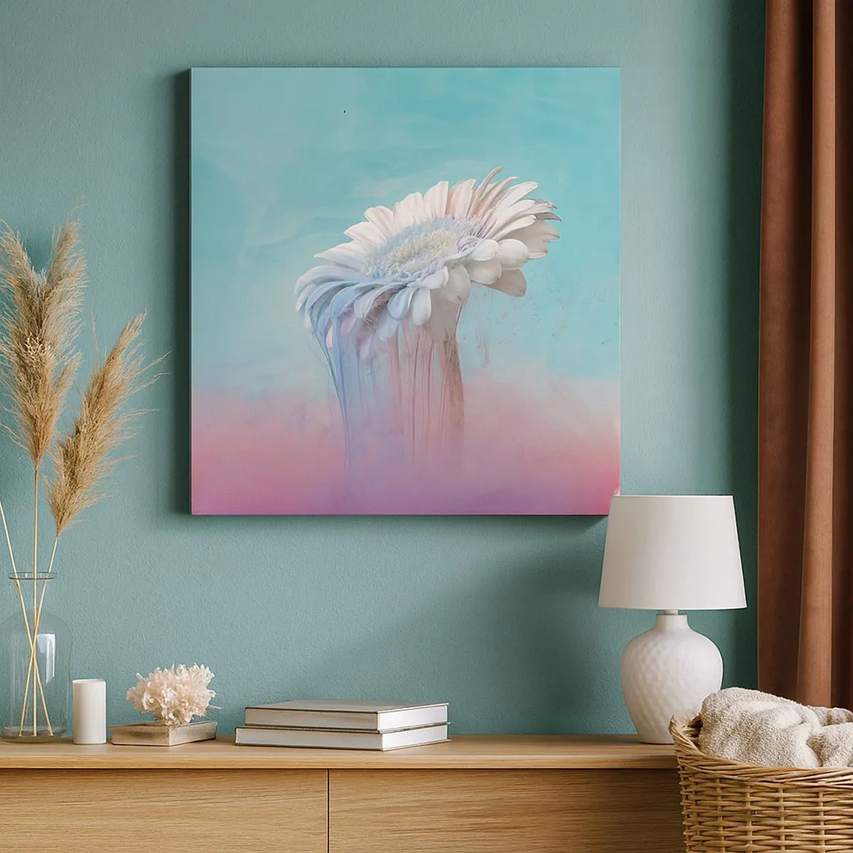 Canvas picture - Afterlife of Flowers - 30x30 cm