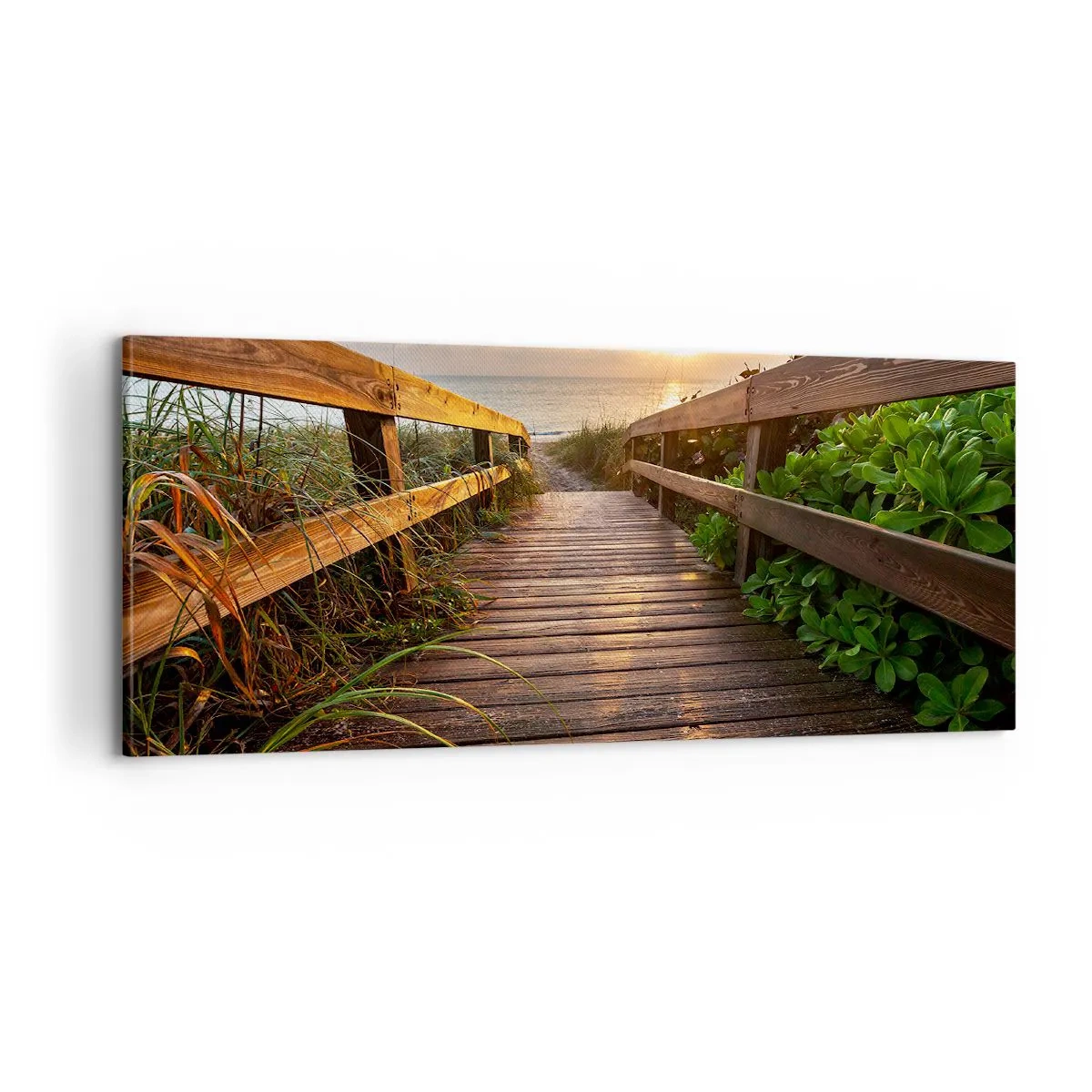 Canvas picture - Straigh to the Shore - 100x40 cm