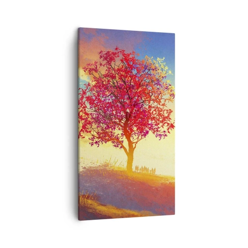 Canvas picture - Pilgrim at Its Goal - 45x80 cm