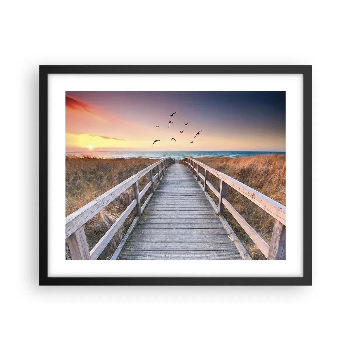 Poster in black frame - Space of Highs - 50x40 cm