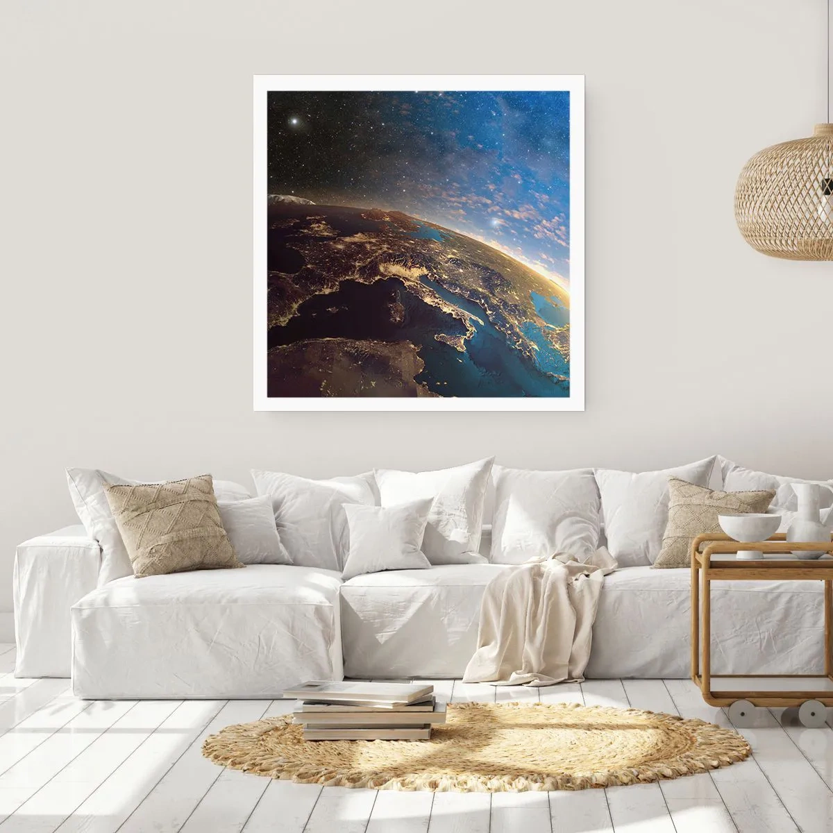 Poster - Let's Look at Each Other from a Distance - 50x50 cm