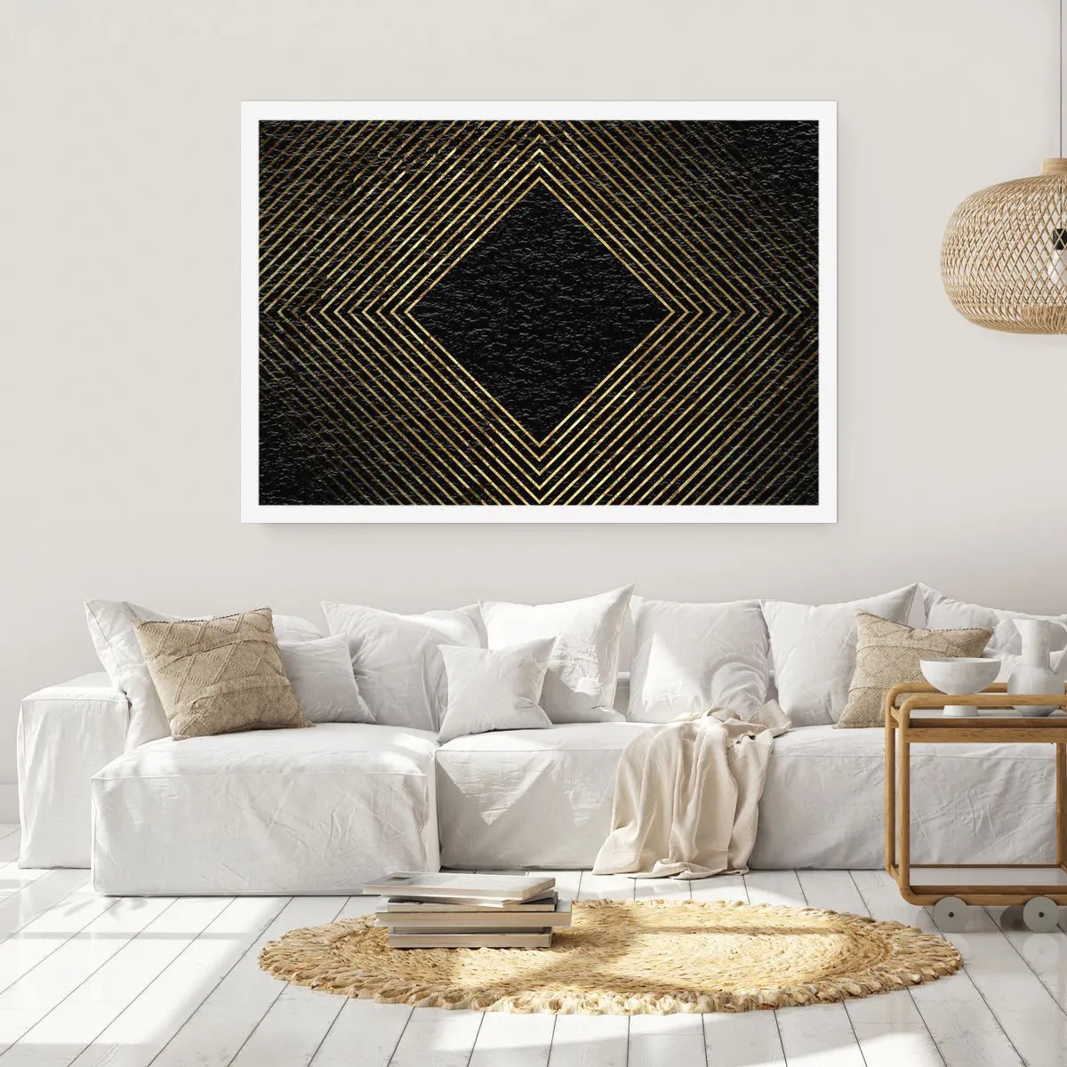 Poster - Geometry Glamour Style - 50x40 cm