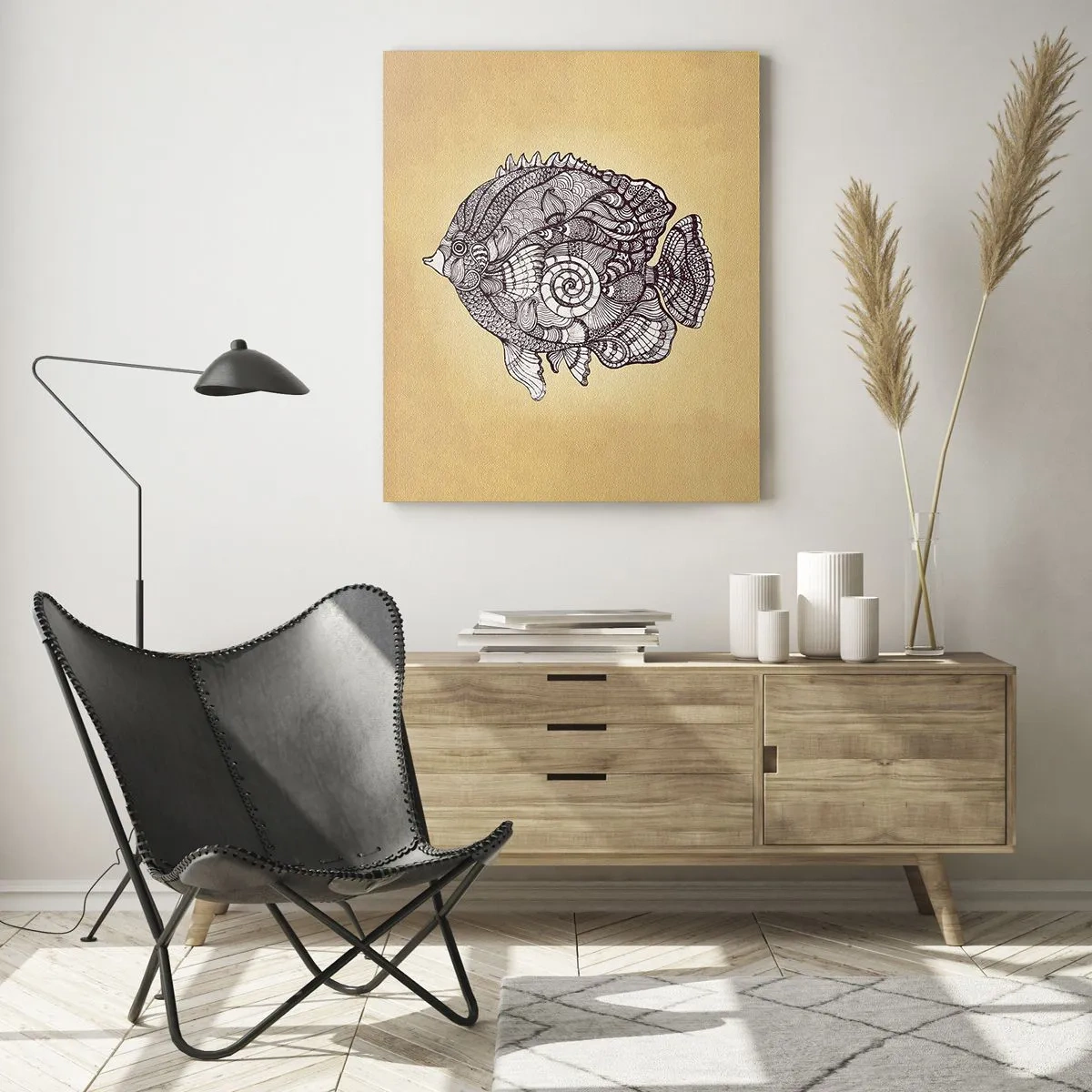 Glass picture - From the Ocean of Ornaments - 50x70 cm