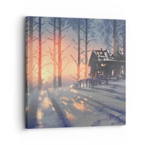 Canvas picture - Only the Sun Drops by - 30x30 cm