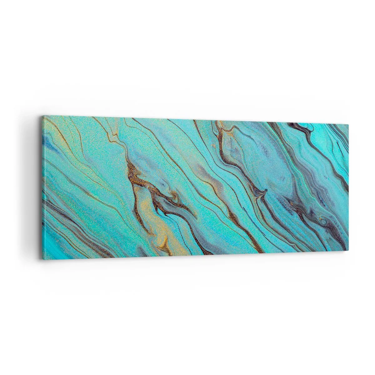 Canvas picture - Turquoise Tide - 100x40 cm