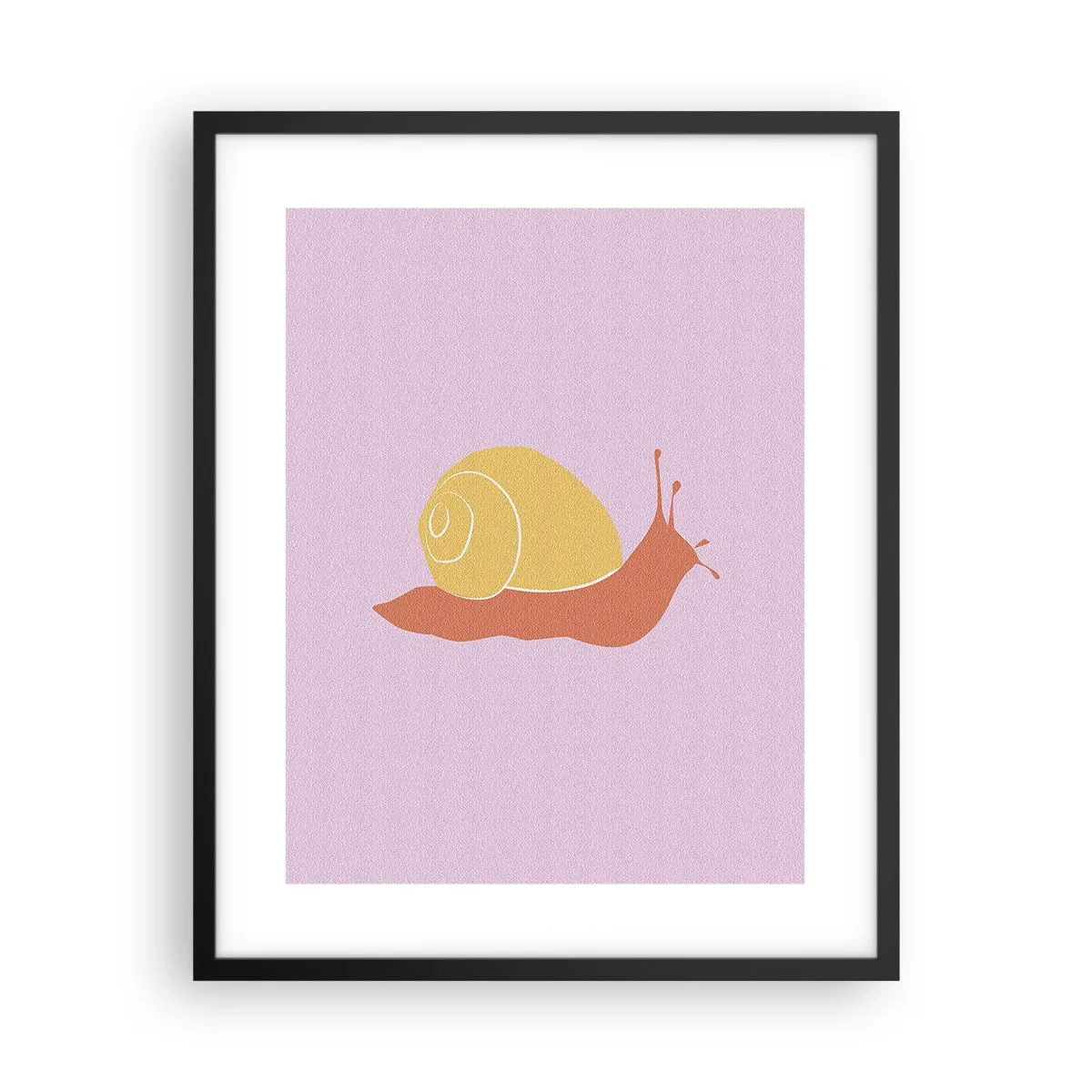 Poster in black frame - No Rush - 40x50 cm