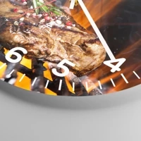 Clock face with numbers