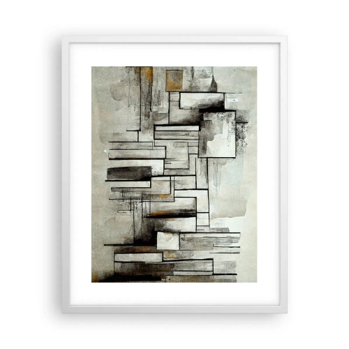 Poster in white frmae - Power of Simplicity - 40x50 cm
