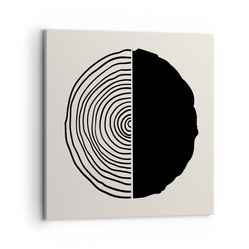 Canvas picture - Half-half - 70x70 cm