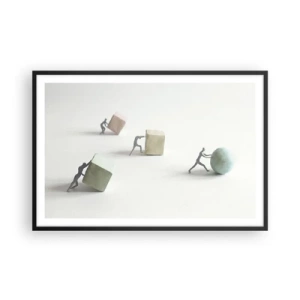 Poster in black frame - That's Life - 91x61 cm