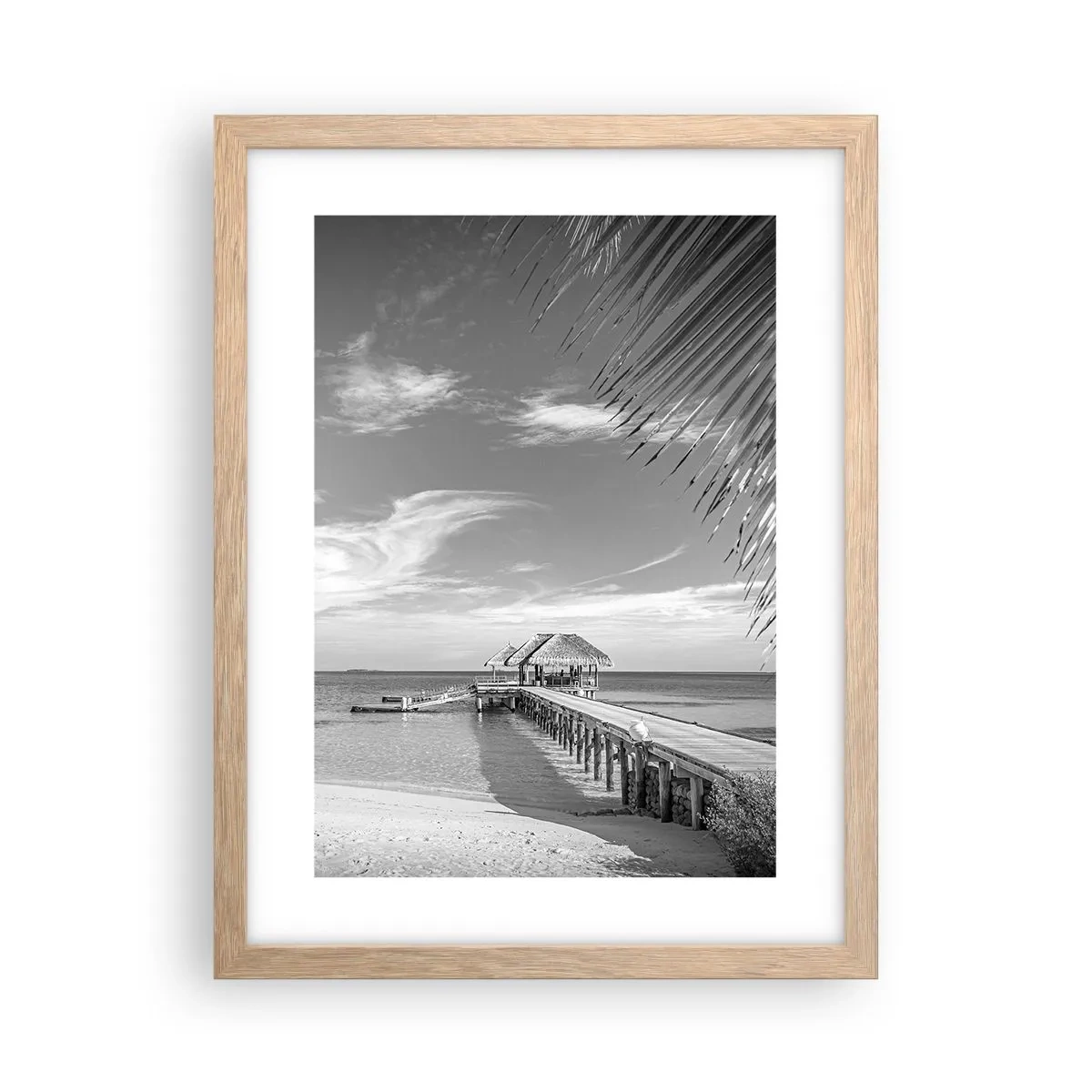Poster in light oak frame - Memory or a Dream? - 30x40 cm