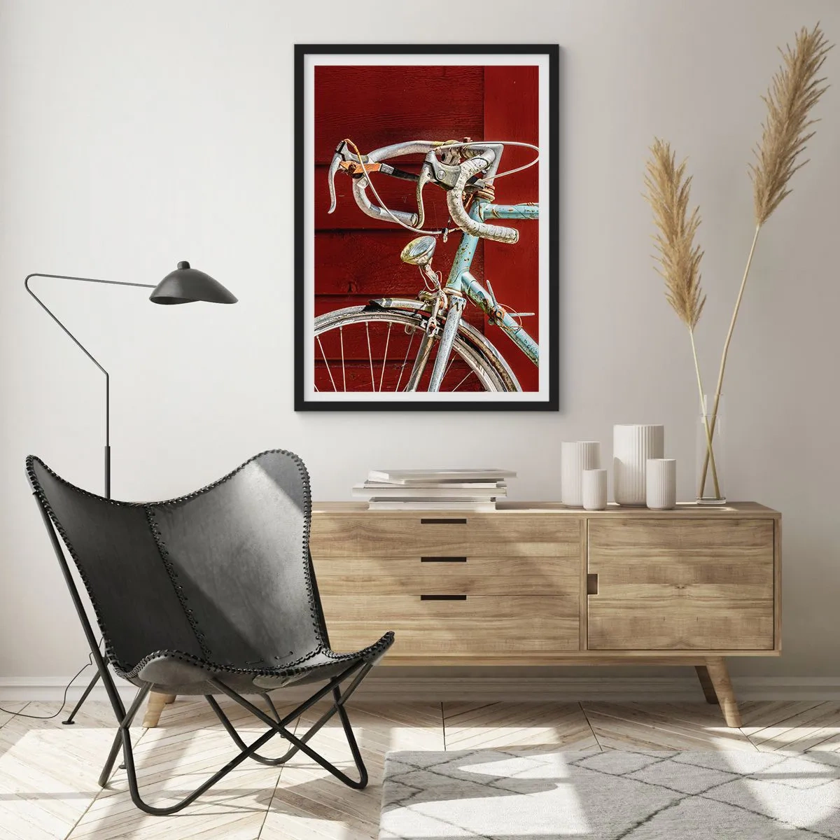 Poster in black frame - Born for Victories - 40x50 cm