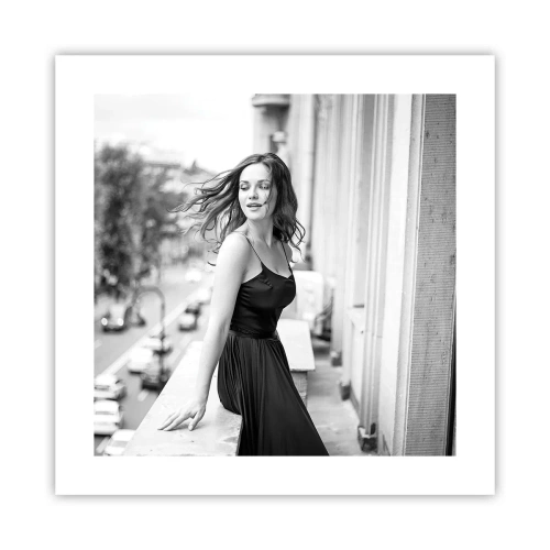 Poster - Certainly a Parisian - 40x40 cm