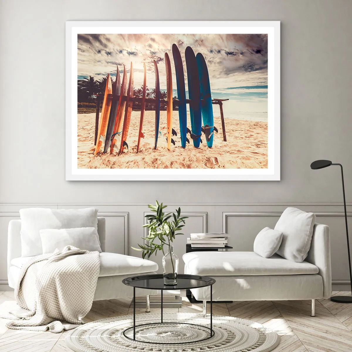 Poster in white frmae - Goodnight, See You Tomorrow - 100x70 cm