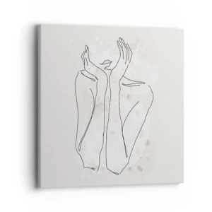 Canvas picture - Dreamful Moment - 40x40 cm