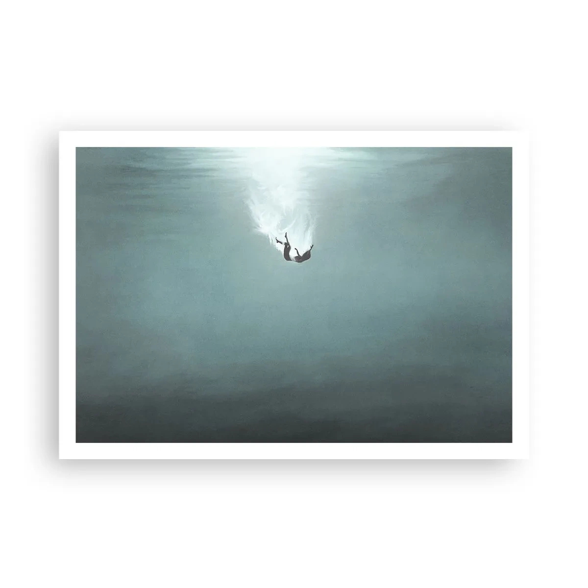 Poster - In the Arms of the Ocean - 100x70 cm