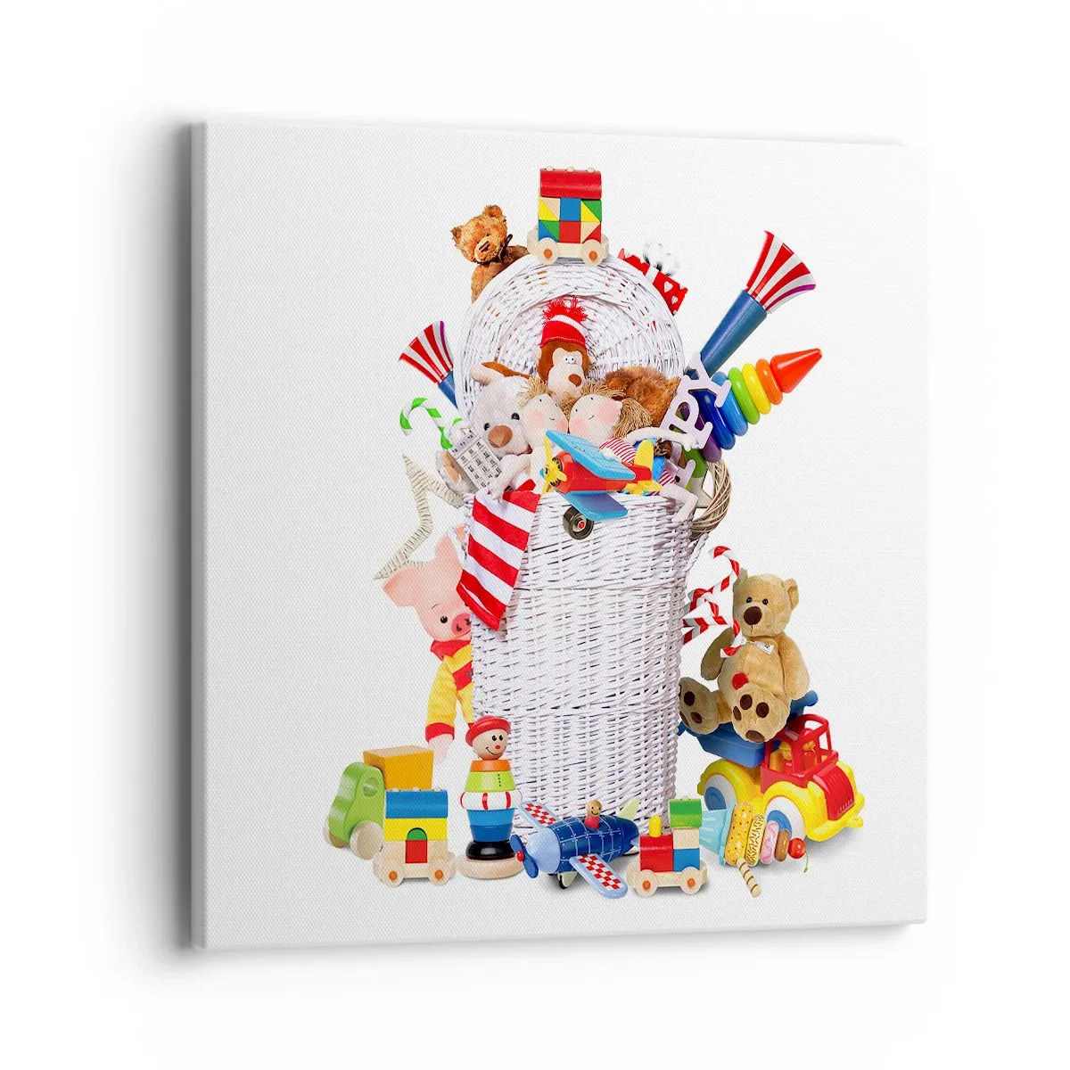 Canvas picture - Child's Toys - 40x40 cm