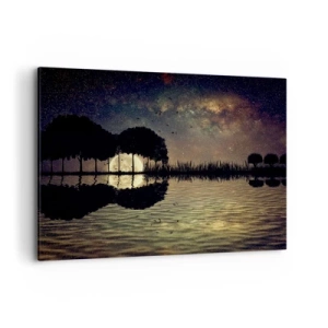 Canvas picture - Night at the Edge of the World - 100x70 cm