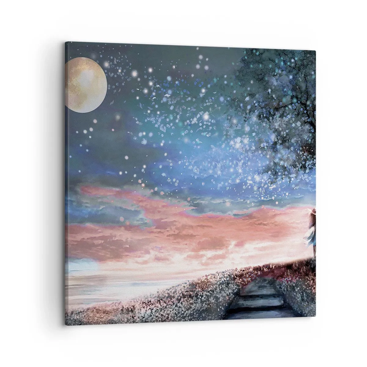 Canvas picture - Starry Spectacle - 50x50 cm