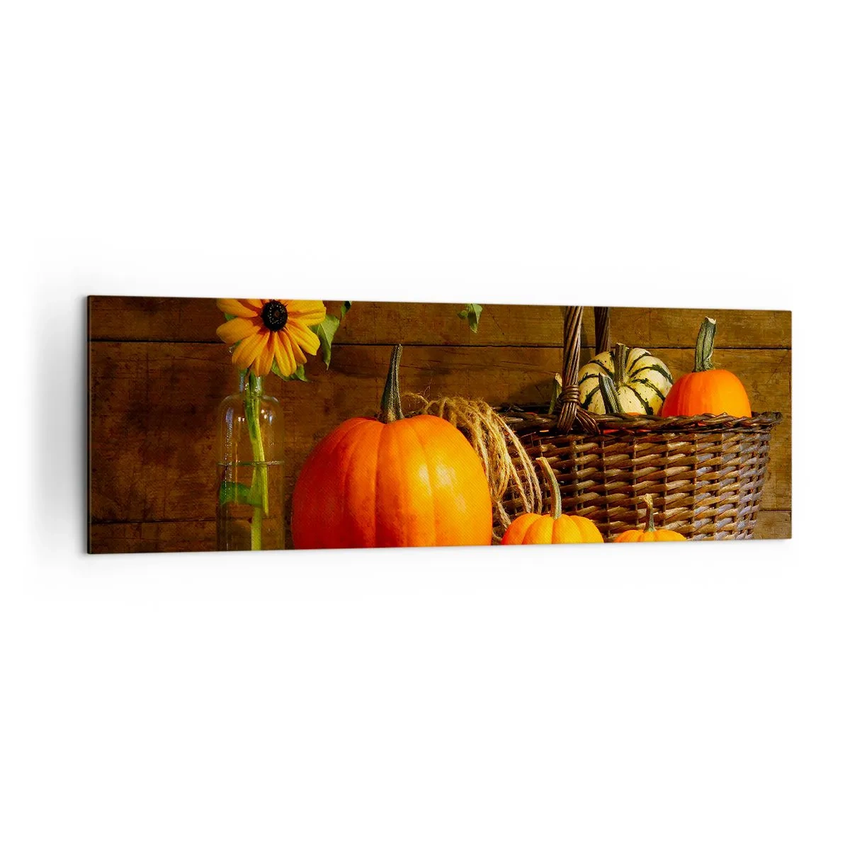 Canvas picture - Rustic Composition - Fruit of Autumn - 160x50 cm