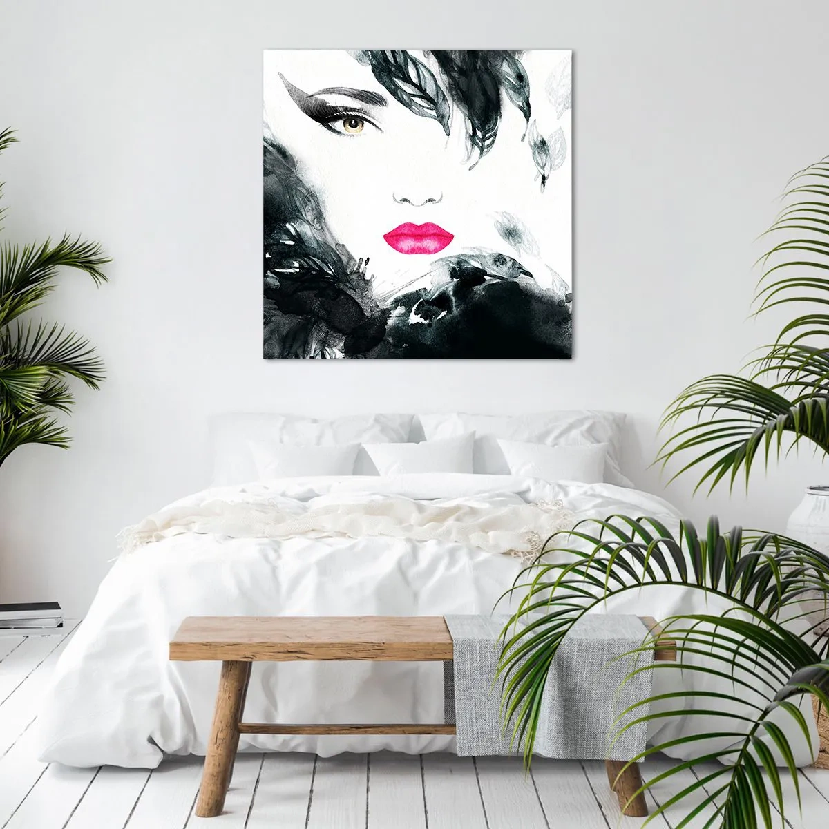 Canvas picture - Watch out for Femme Fatale! - 70x70 cm