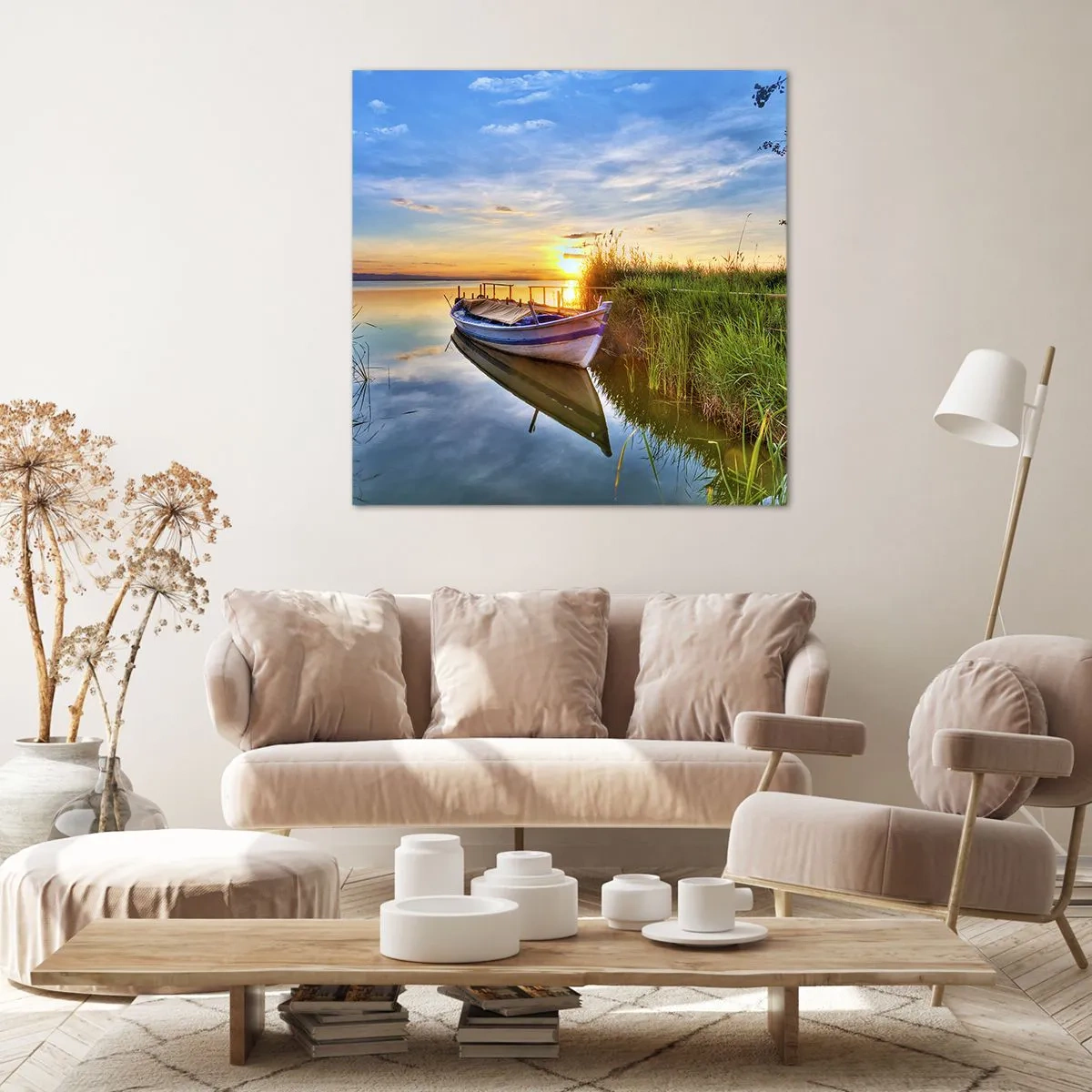 Canvas picture - Bay of Fulfilled Dreams - 50x50 cm