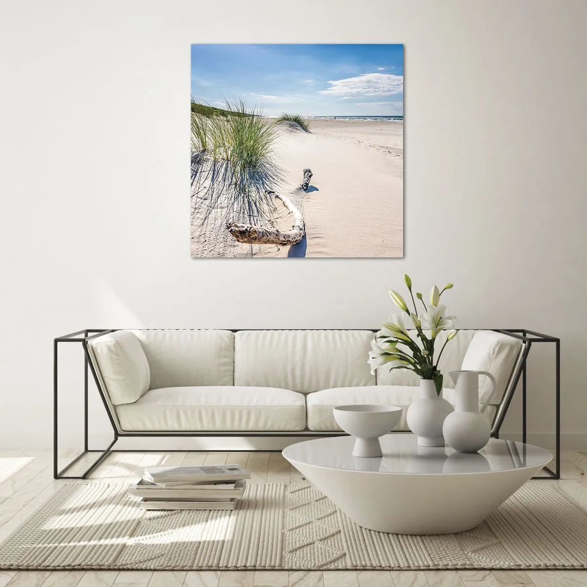 Glass picture - The Most Beautiful? Baltic One - 30x30 cm