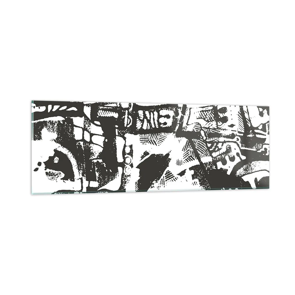 Glass picture - Order or Chaos? - 90x30 cm