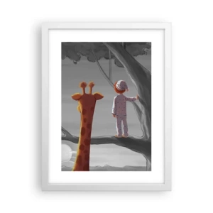 Poster in white frmae - This Is Really Happening - 30x40 cm