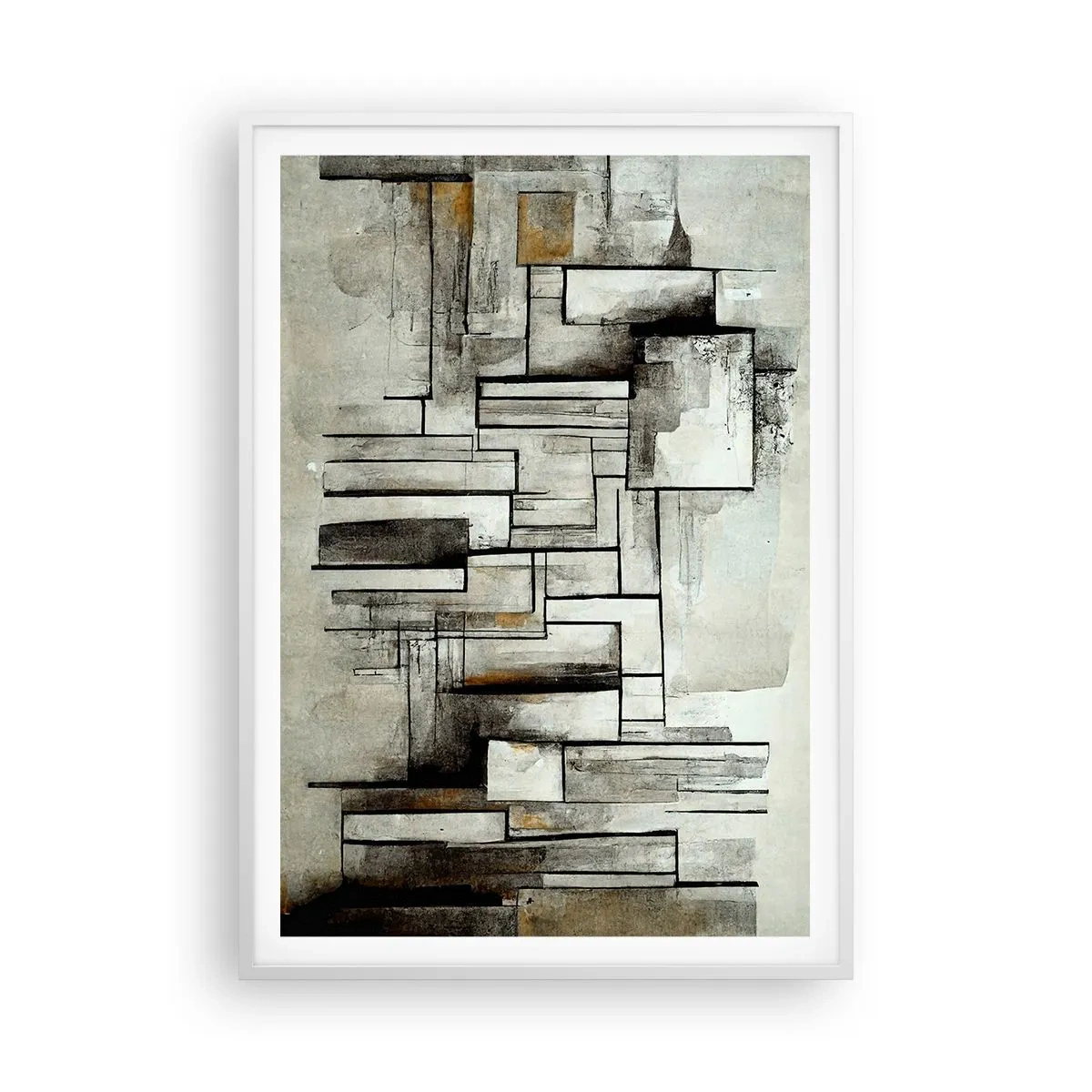 Poster in white frmae - Power of Simplicity - 70x100 cm