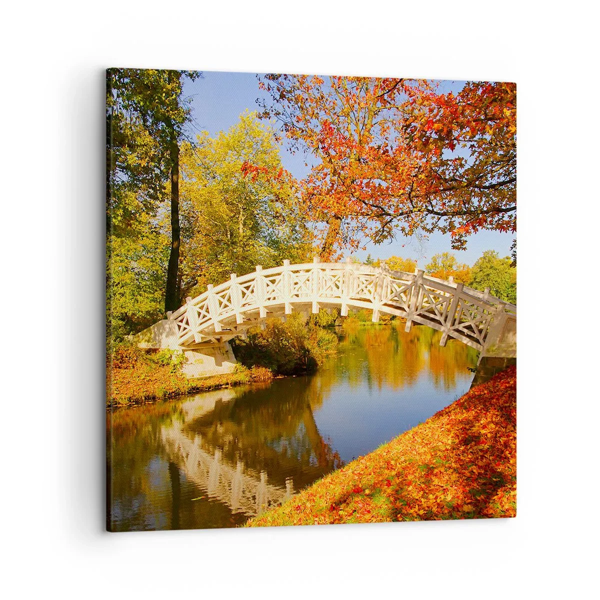 Canvas picture - On a White Bridge of Sighs - 50x50 cm