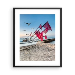 Poster in black frame - Deserved Rest - 40x50 cm